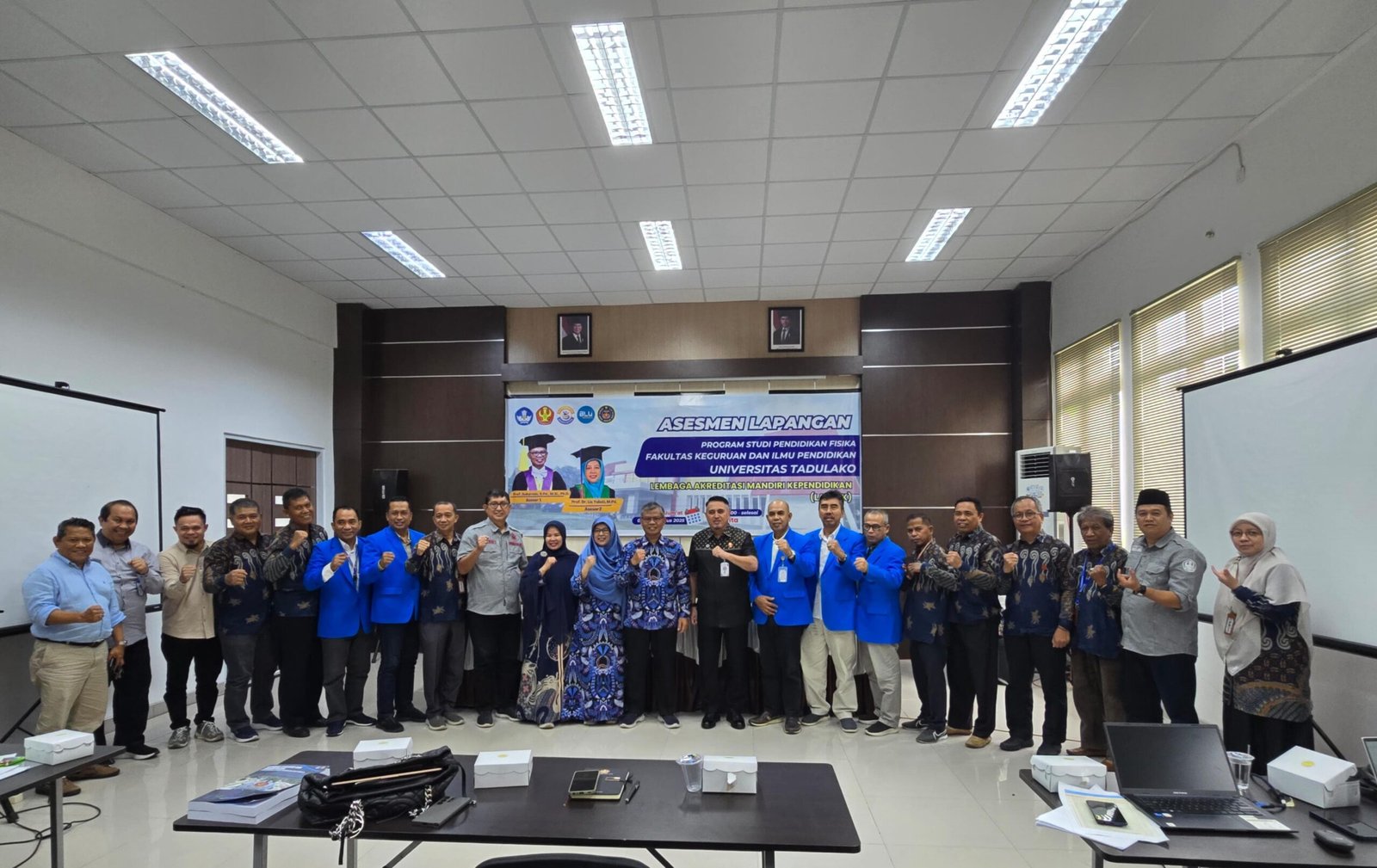 Program Studi Pendidikan Fisika FKIP Universitas Tadulako Jalani Asesmen Lapangan Akreditasi oleh LAMDIK