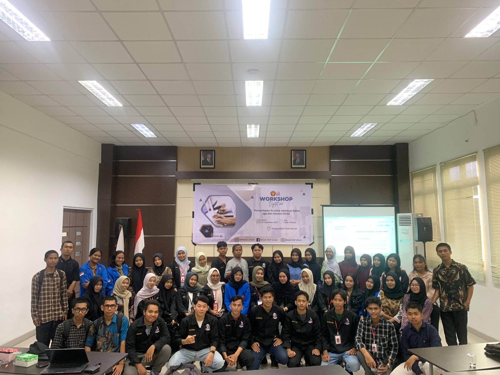 Mahasiswa Pendidikan Fisika UNTAD Gelar Workshop Digital: AI Jadi Senjata Baru Membuat Bahan Ajar dan Simulasi