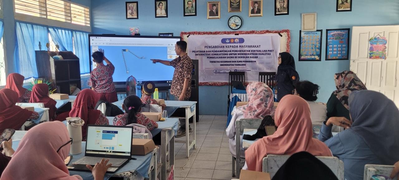 Ketika Layar Gawai Menjadi Laboratorium: Pelatihan PhET Interactive Simulations Ubah Wajah Pembelajaran Sains di SD Inpres 3 Tondo Palu