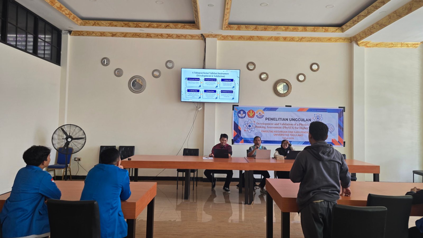 Tim Pendidikan Fisika Universitas Tadulako Kembangkan PhySTA, Instrumen untuk Mengukur Kemampuan Berpikir Sistem Mahasiswa Fisika